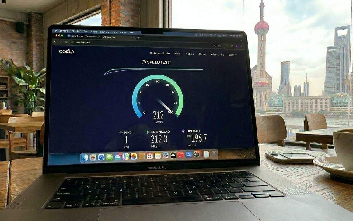 Throughwire speed test result